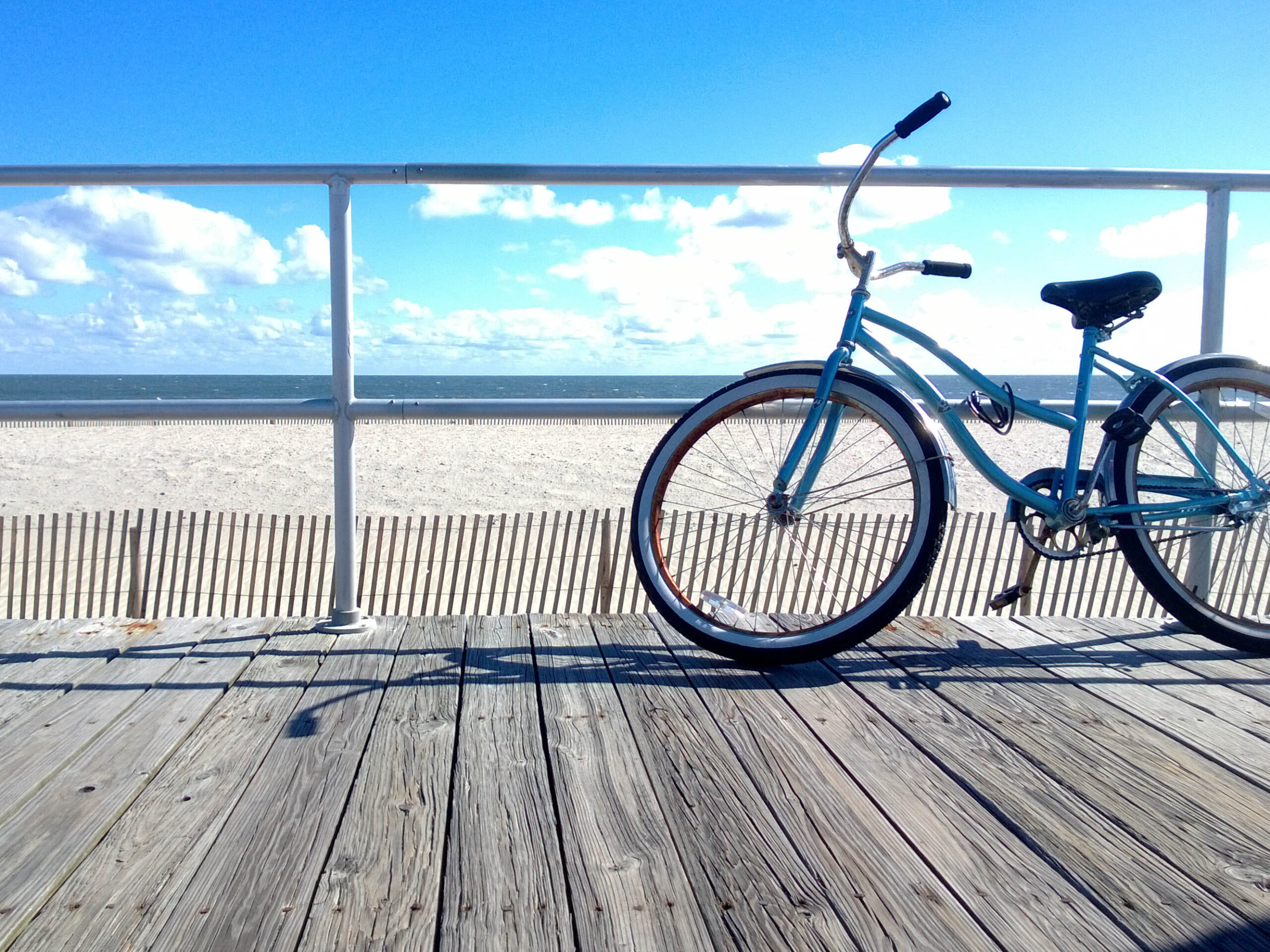 A Bike on the Boardwalk in Ocean City, NJ